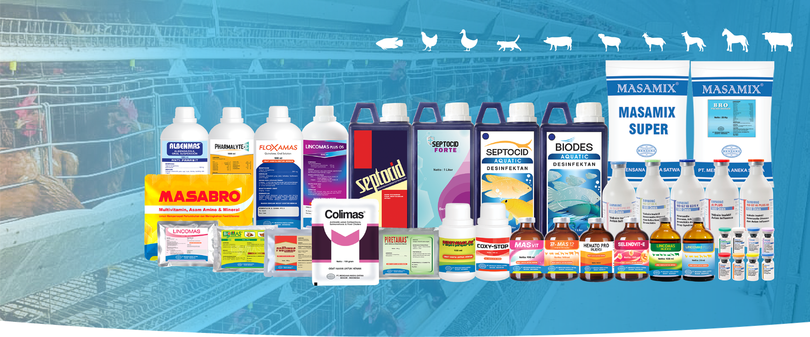 Gambar Halaman Website PT. Mensana Aneka Satwa